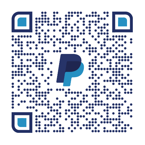 PayPal-QR-Code zur Spendenaktion Kauf der Vereinsanlage